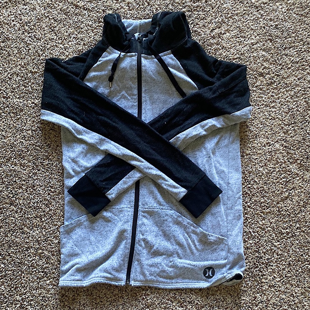 Hurley zip up workout hoodie